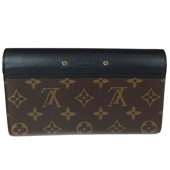 Louis Vuitton Monogram Portefeuille Palace Noir Black Long Wallet