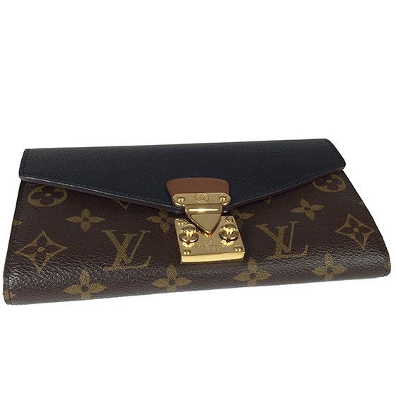 Louis Vuitton Monogram Portefeuille Palace Noir Black Long Wallet