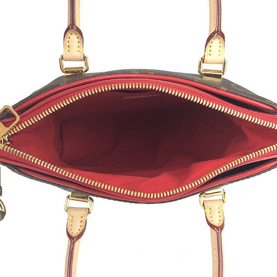 Louis Vuitton Monogram Pallas BB Cerise Red Crossbody Handbag