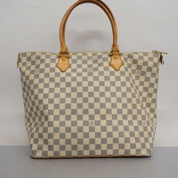 Louis Vuitton Damier Azur Saleya GM Tote Bag