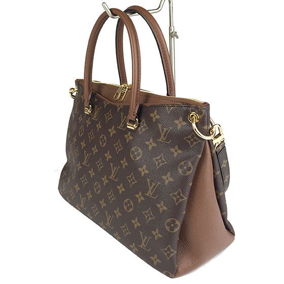 Louis Vuitton Monogram Pallas Noisette 2way Shoulder Bag