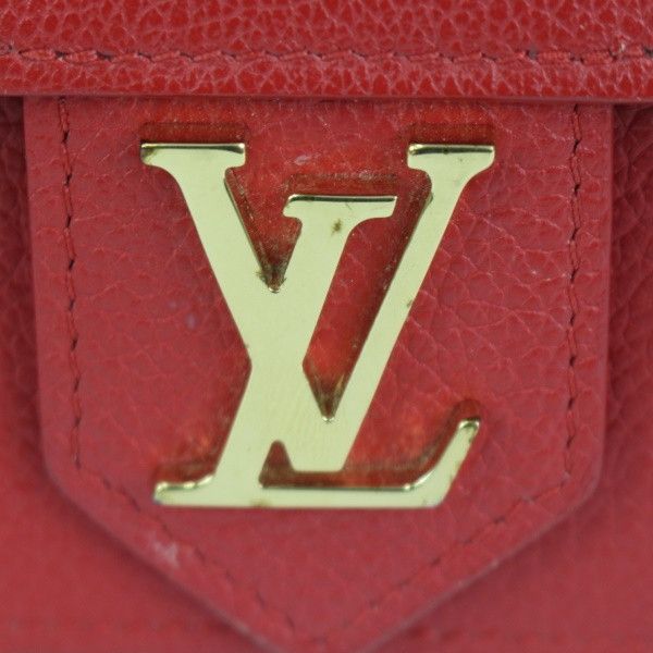 Louis Vuitton Portefeuille Lock Me Long Wallet Red