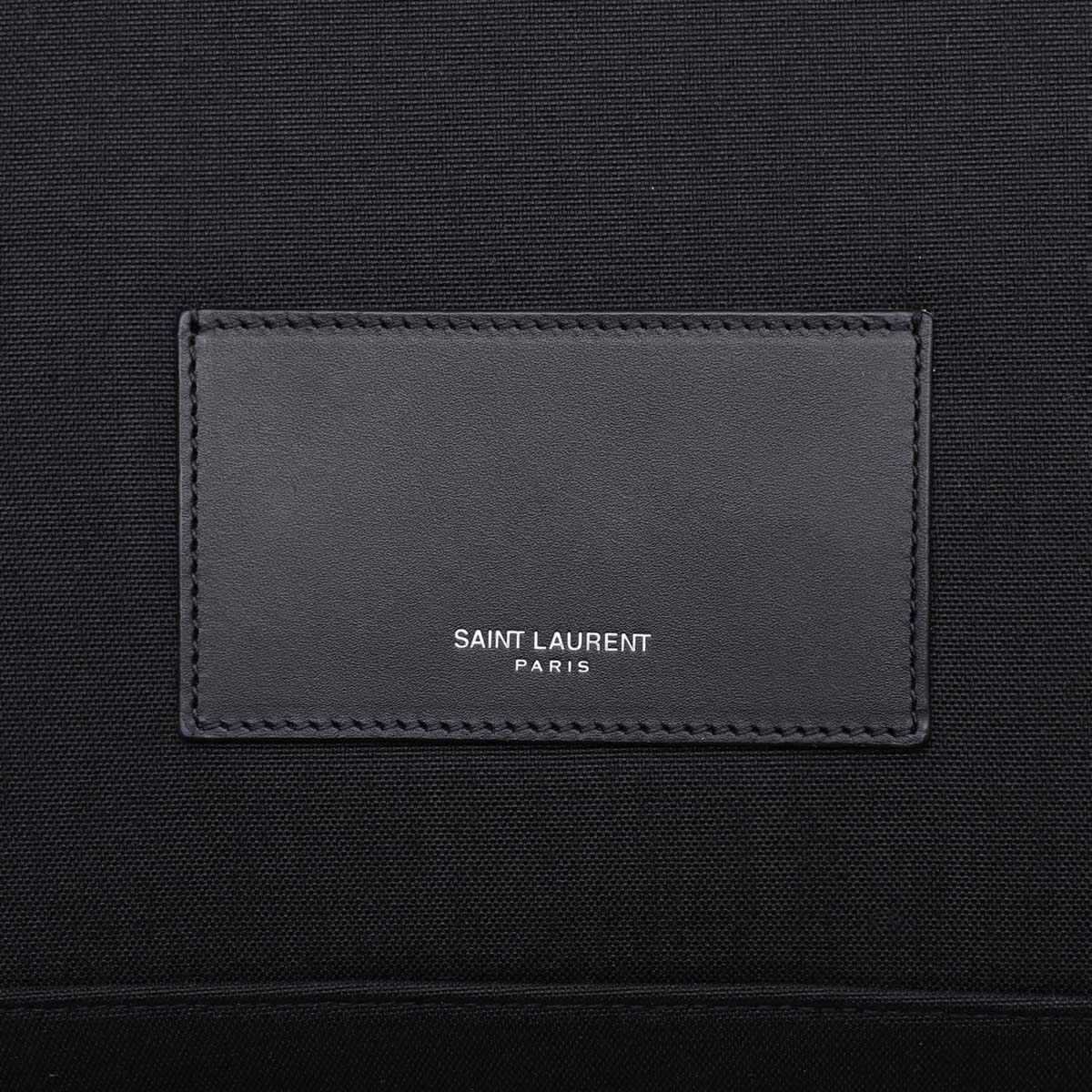 Yves Saint Laurent Yves Saint Laurent Backpack Rucksack Black Size ONE SIZE - 3 Thumbnail