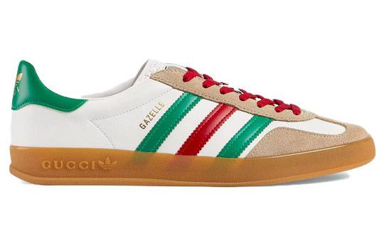 Adidas × Gucci Gucci x Adidas Gazelle Sneakers in White Size US 13 / EU 46 - 3 Thumbnail