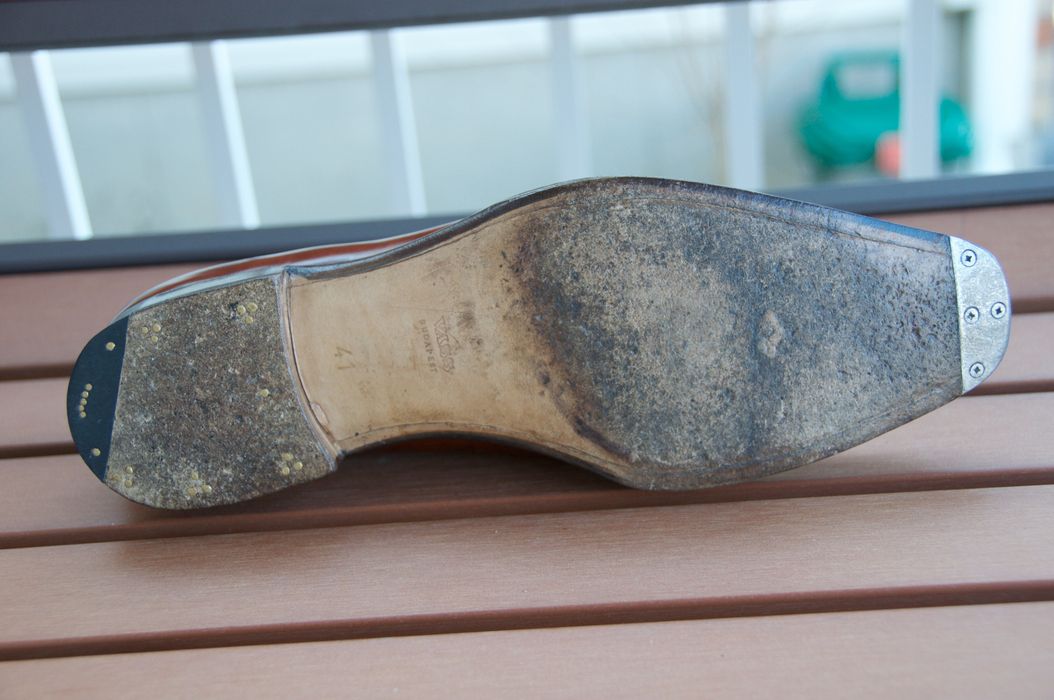 Private White V.C. MTO Vass Old English II Gold Museum Calf 41 K Last