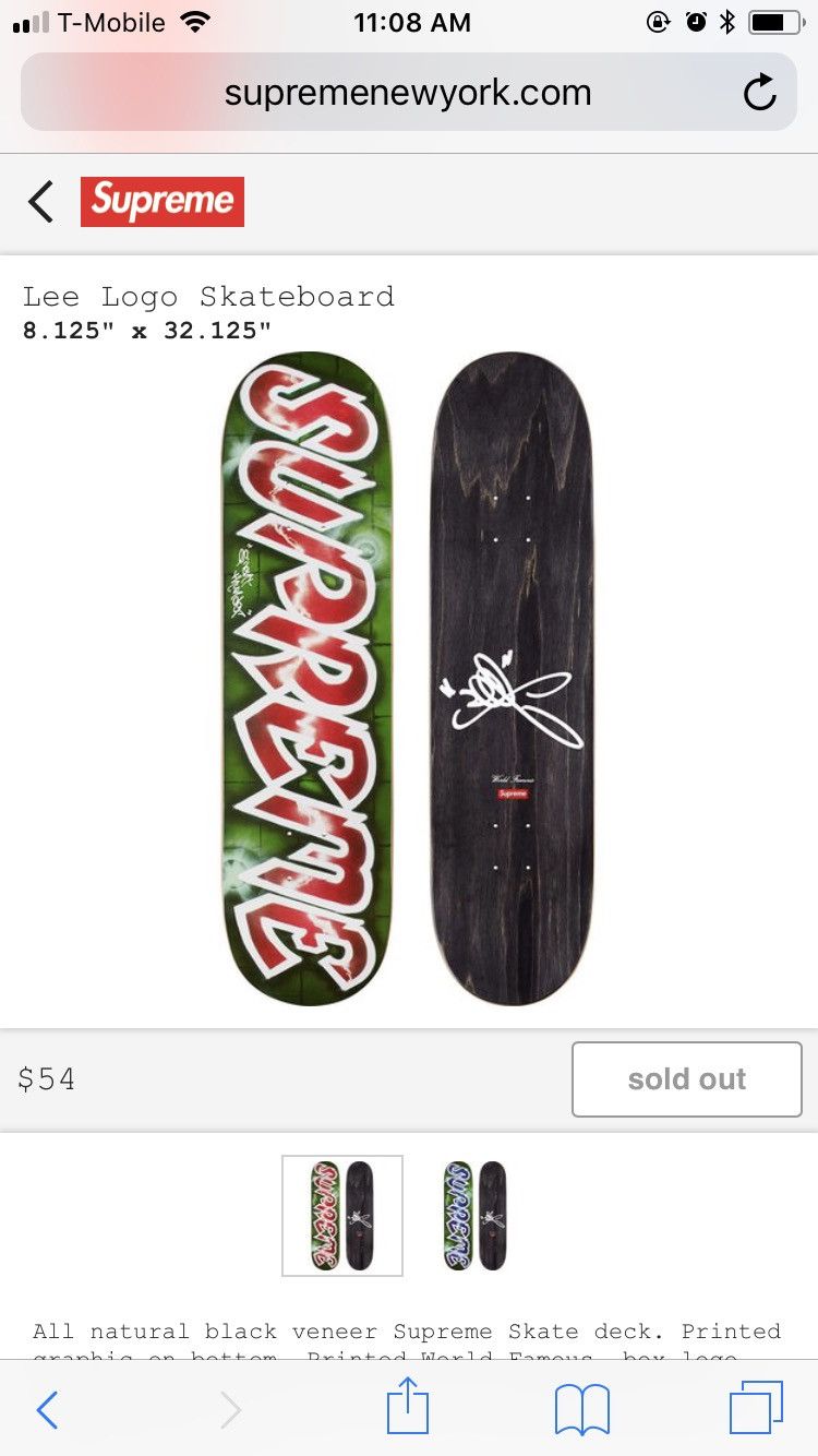 Supreme Lee Quinones Deck | Grailed