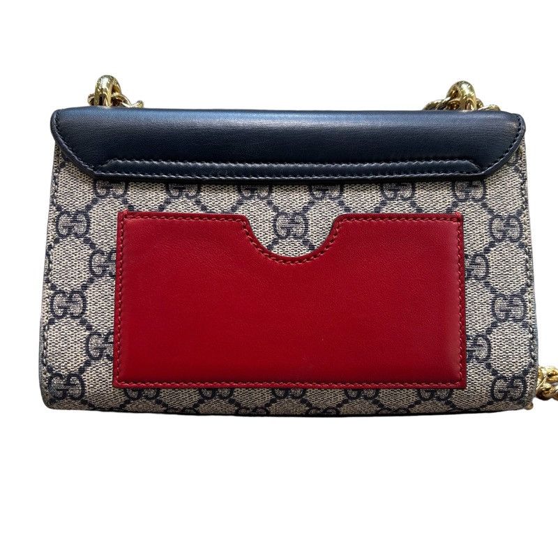 Gucci Padlock GG Small Shoulder Bag Supreme Canvas leather