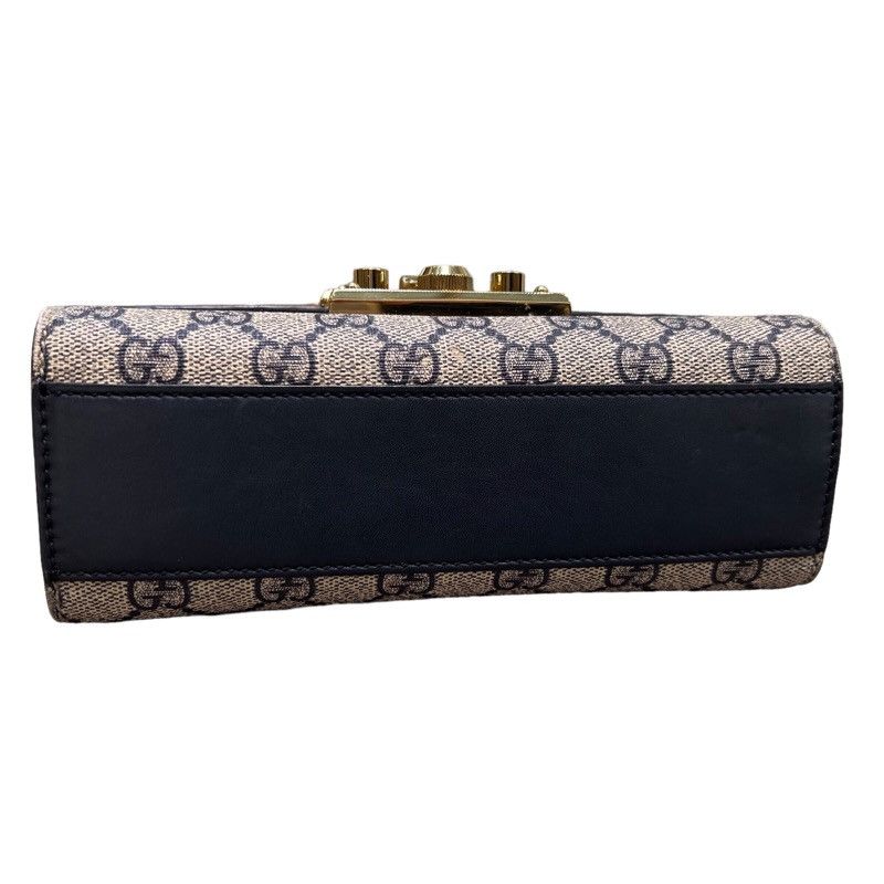 Gucci Padlock GG Small Shoulder Bag Supreme Canvas leather