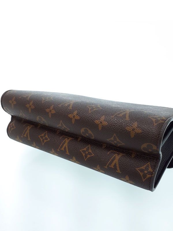 Louis Vuitton Monogram Victoire Chain Shoulder Bag Black