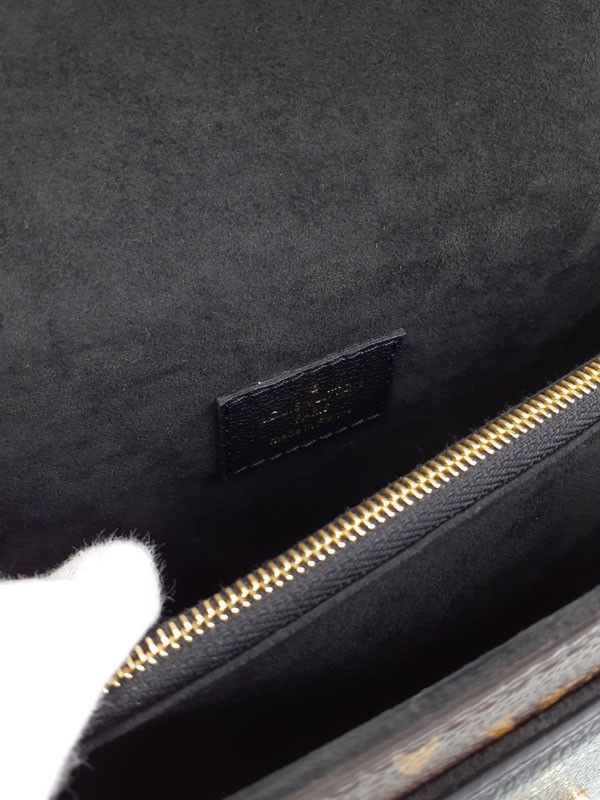 Louis Vuitton Monogram Victoire Chain Shoulder Bag Black