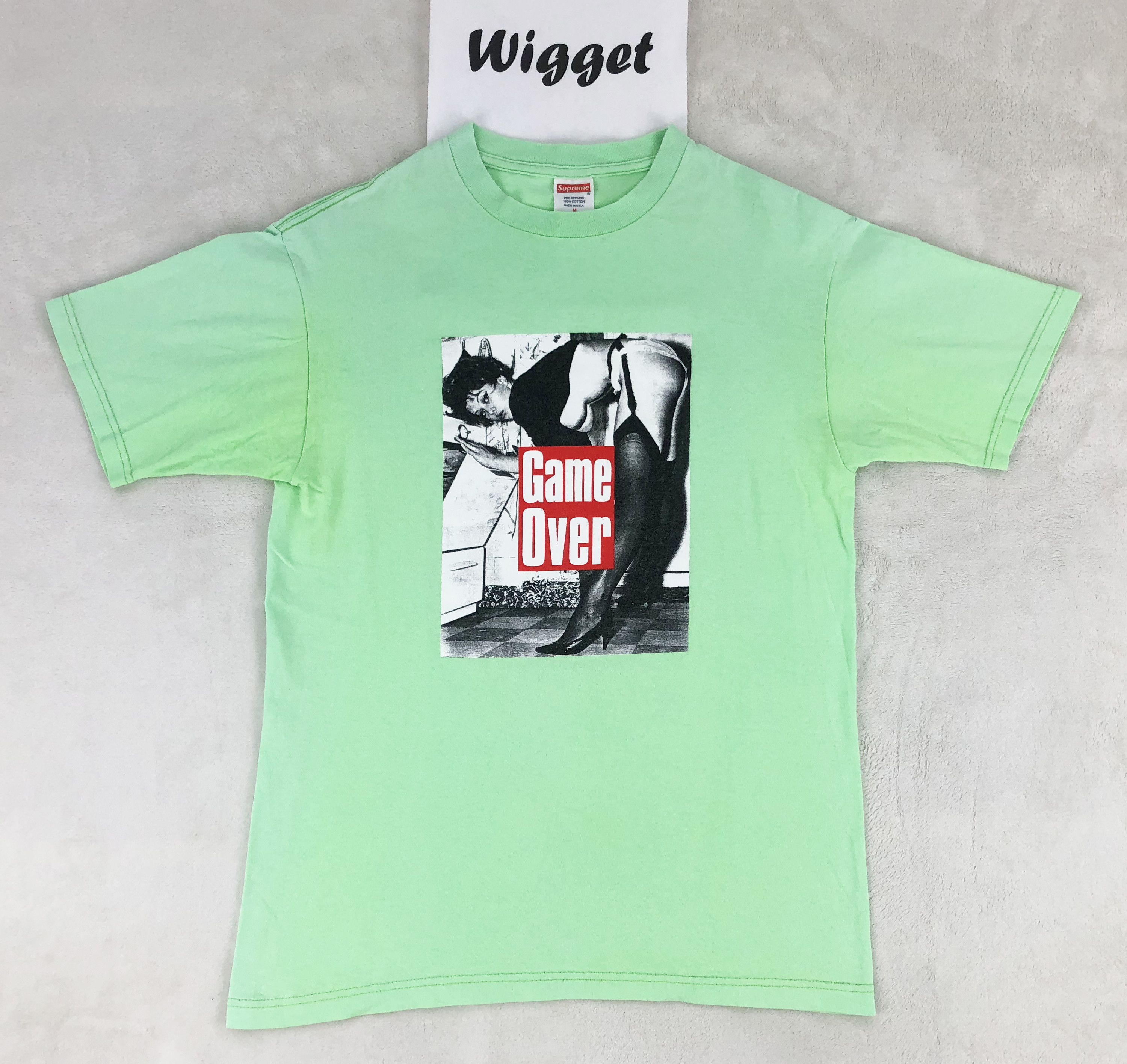 Supreme Supreme Game Over T-Shirt SS09 Green lime 2009 tee M 