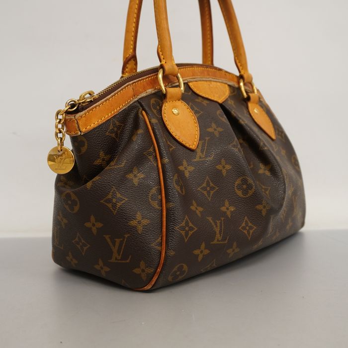 Louis Vuitton Monogram Tivoli PM Handbag Tote Bag M40143 Brown PVC