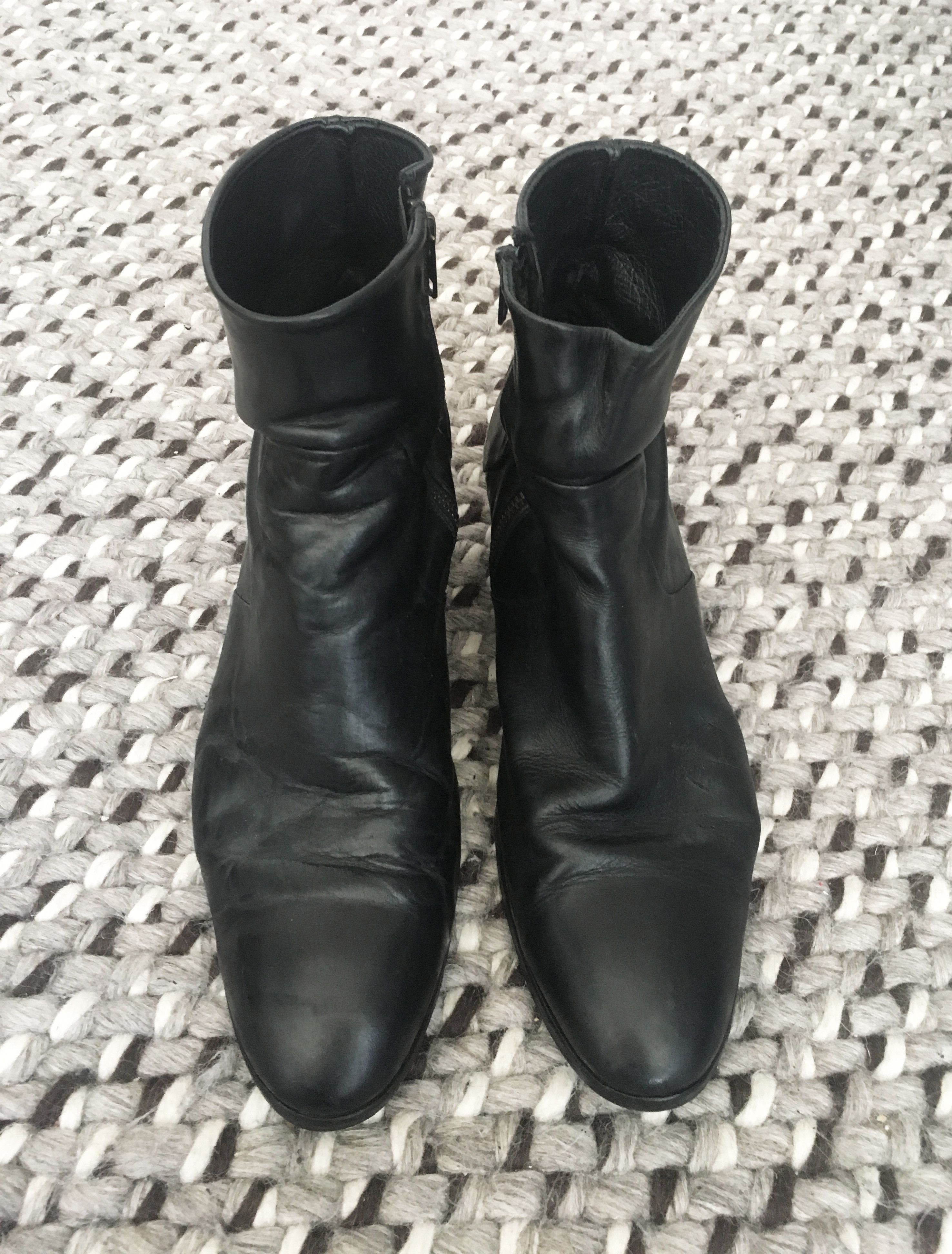 Tiger Of Sweden Tiger of Sweden Black Leather Ziggy Boots Size EU44 US10 Grailed