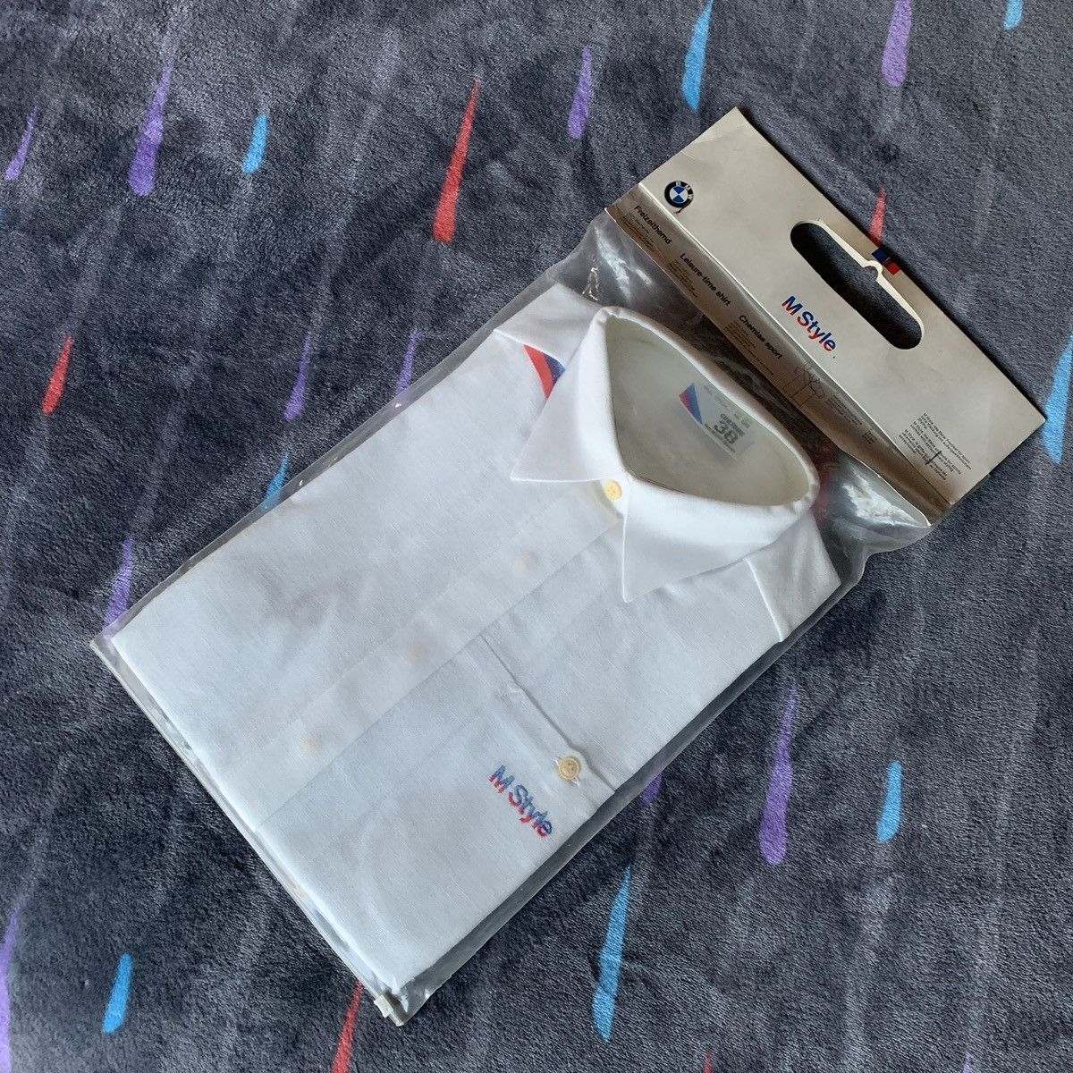 BMW '80s 'M Style' Short Sleeve Button-Up ; e30 m3 e9 csl