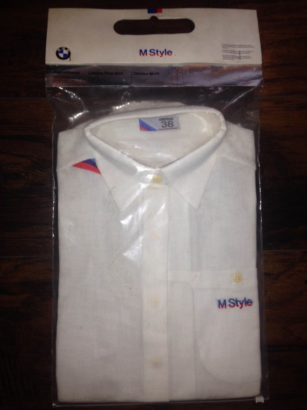 BMW BMW '80s 'M Style' Short Sleeve Button-Up ; e30 m3 e9 csl Size US S / EU 44-46 / 1 - 5 Thumbnail
