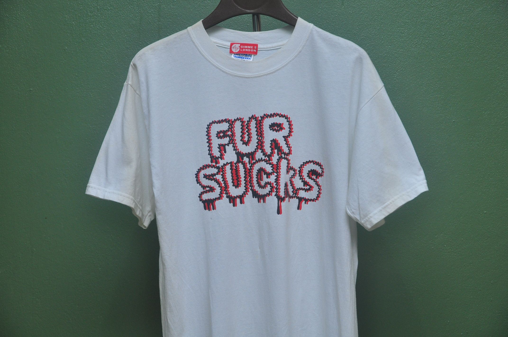 Japanese Brand Vintage Gimme 5 London Fur Sucks Shirt Size US M / EU 48-50 / 2 - 2 Thumbnail