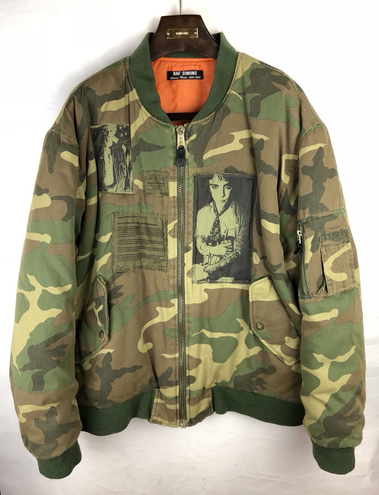 AW01 Riot, Riot, Riot MA-1 Camo Patched Bomber