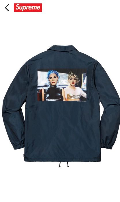 Supreme nan goldin coaches jacket cheap
