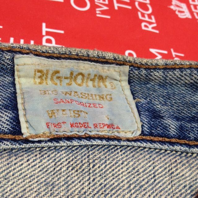Big John Selvedge Vintage Jeans Size US 31 - 3 Thumbnail