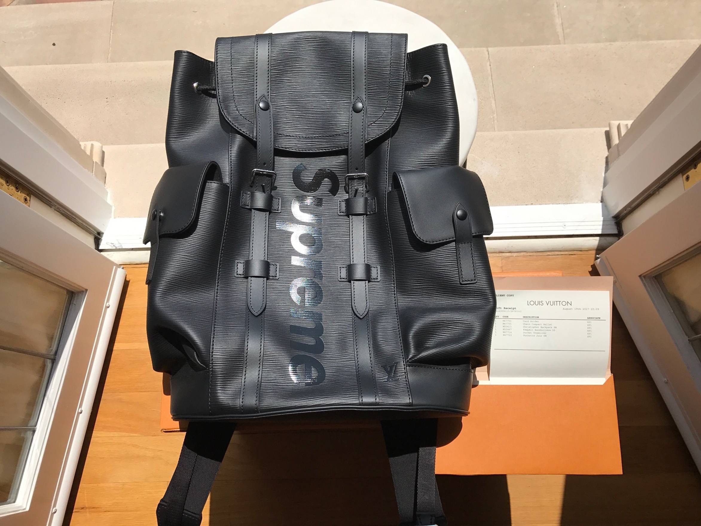 This Supreme x Louis Vuitton backpack will set you back Rs. 3 lakh