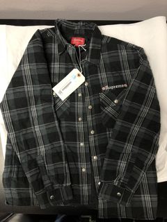 Supreme Quilted Flannel | Grailed