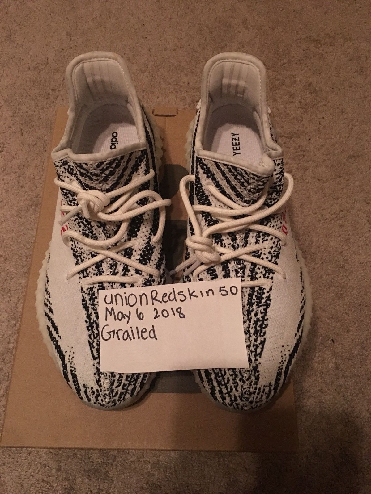 Yeezy 350 Boost “Zebra”