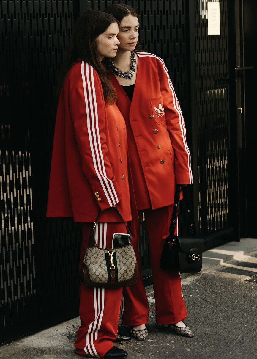 Adidas × Gucci Adidas x Gucci Mens Jersey Jacket Blazer Size US M / EU 48-50 / 2 - 4 Thumbnail