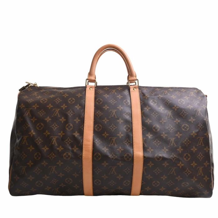 Louis Vuitton Women's Pre-Loved Keepall Bandouliere Bag, Brown, One Size:  Handbags