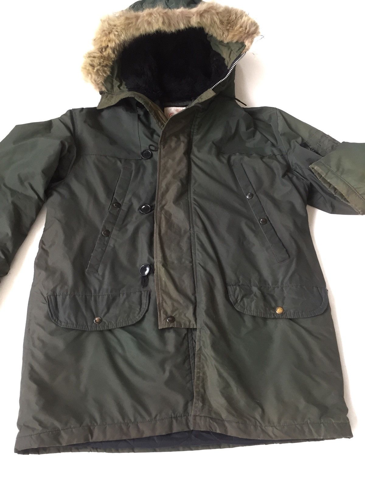 I. Spiewak And Sons Spiewak Spivak OD Extreme Cold N-3B Parka Real Coyote Fur Size US L / EU 52-54 / 3 - 5 Thumbnail