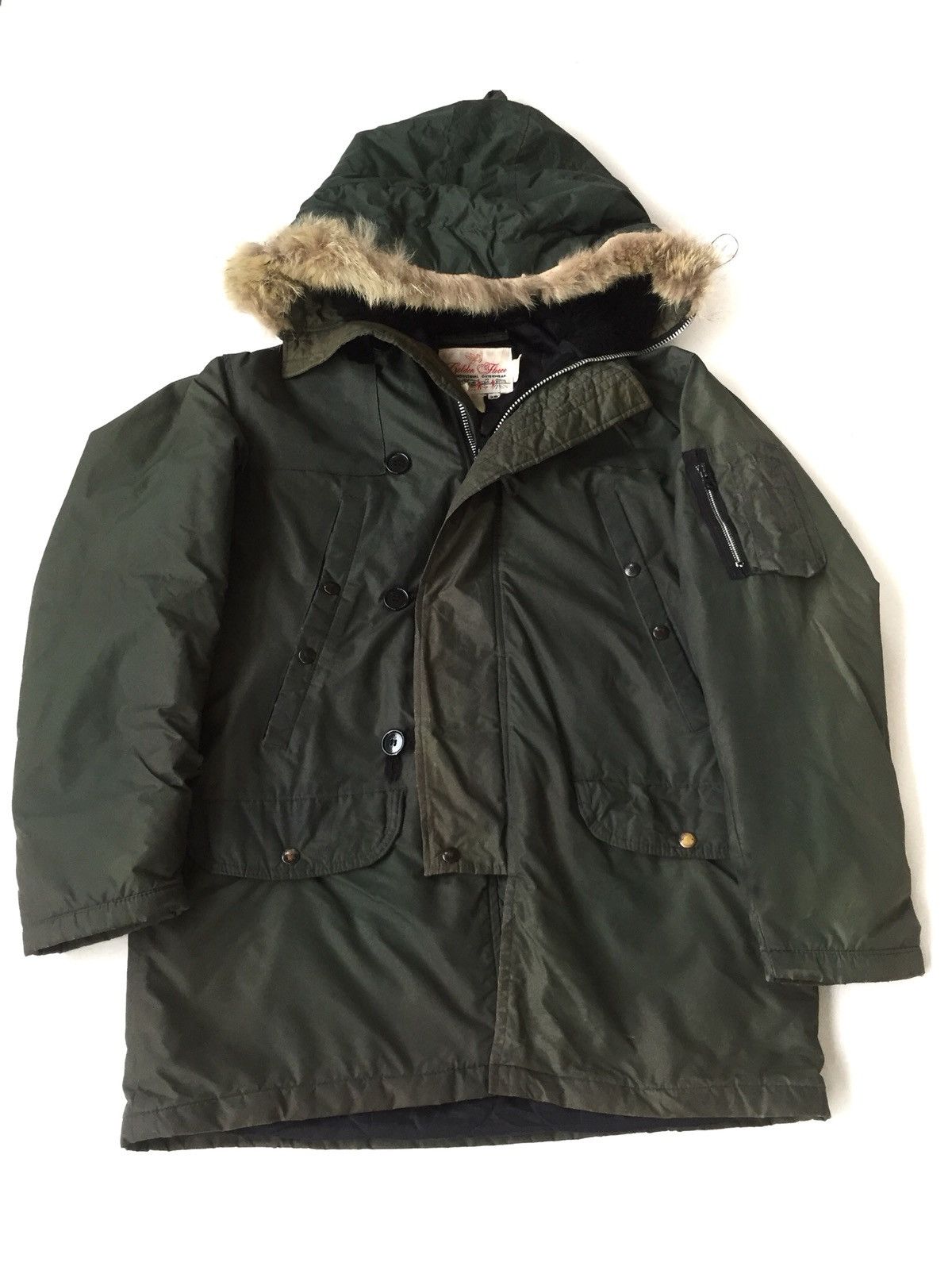 I. Spiewak And Sons Spiewak Spivak OD Extreme Cold N-3B Parka Real Coyote Fur Size US L / EU 52-54 / 3 - 2 Thumbnail
