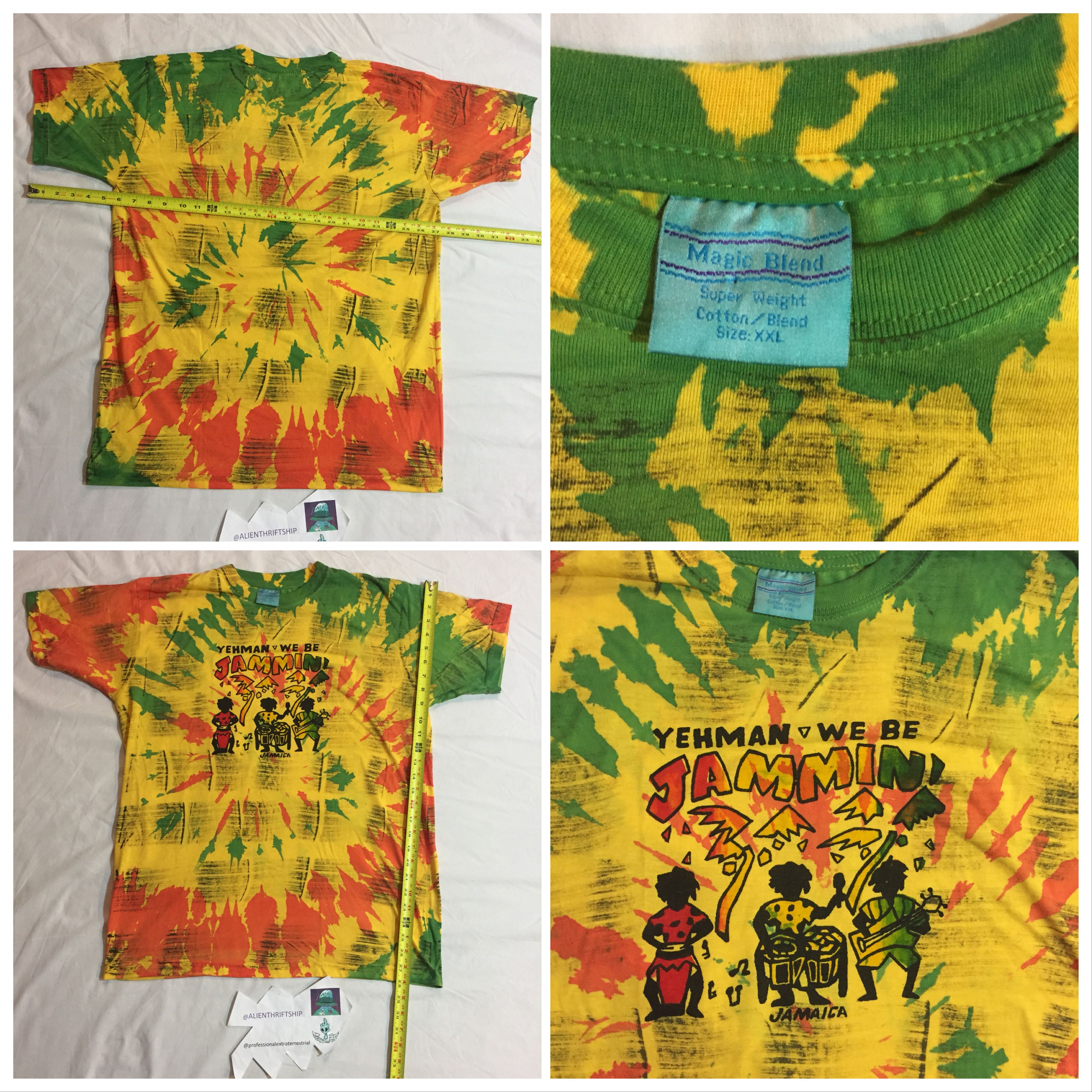 jamaican tie dye shirt