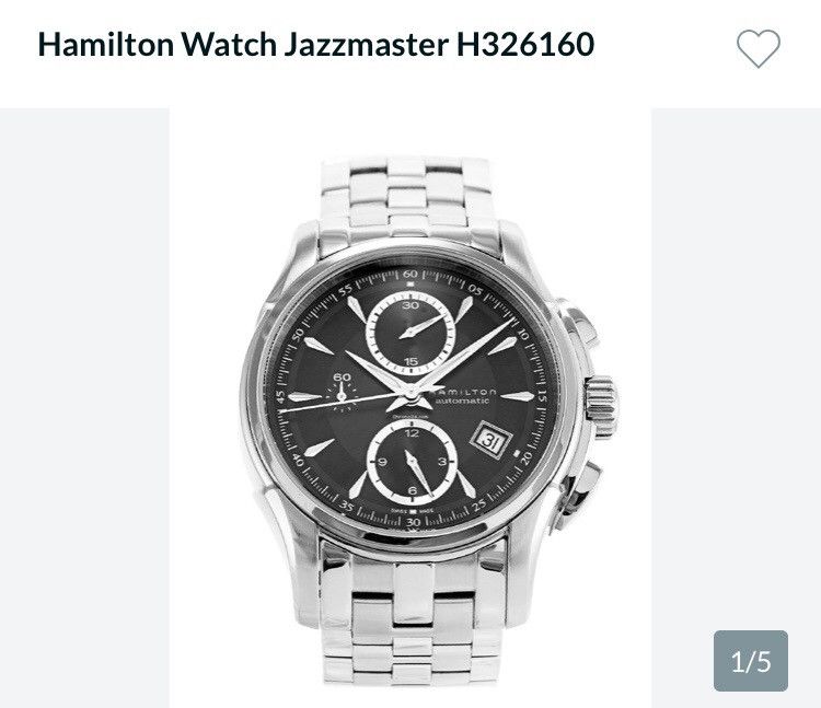 Hamilton Watch Jazzmaster H326160 Accessories
