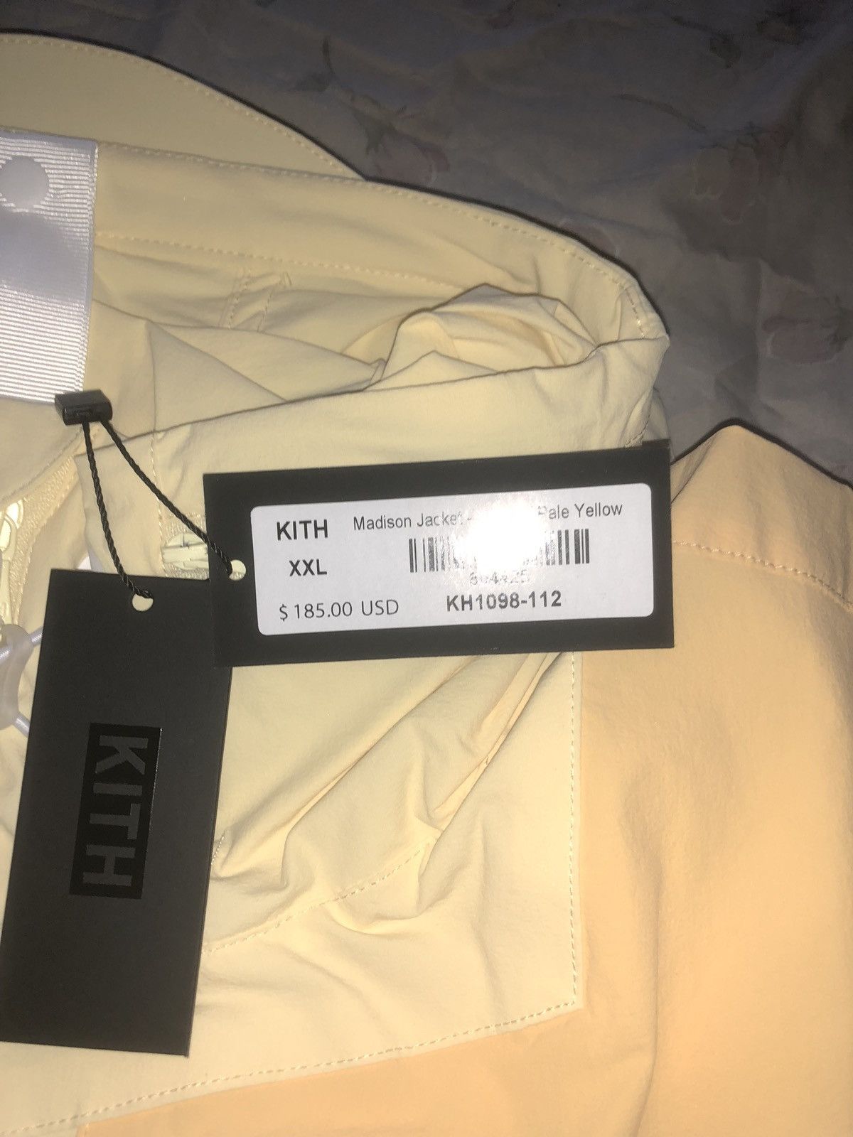 Kith Madison Jacket Pale Yellow