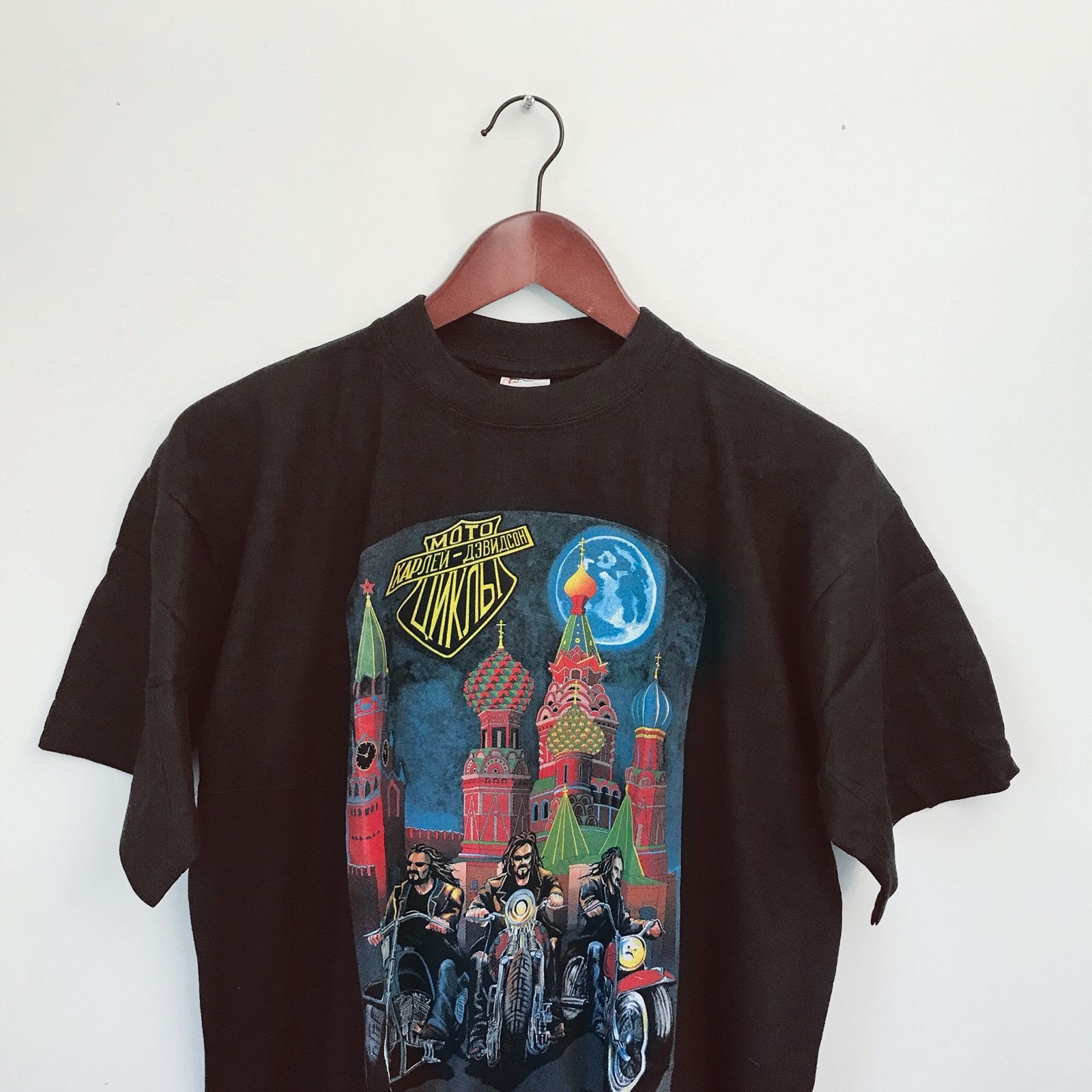 Harley Davidson Vintage Moscow Russia Harley Davidson T Shirt 