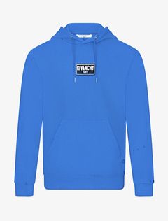 Givenchy blue ripped online hoodie