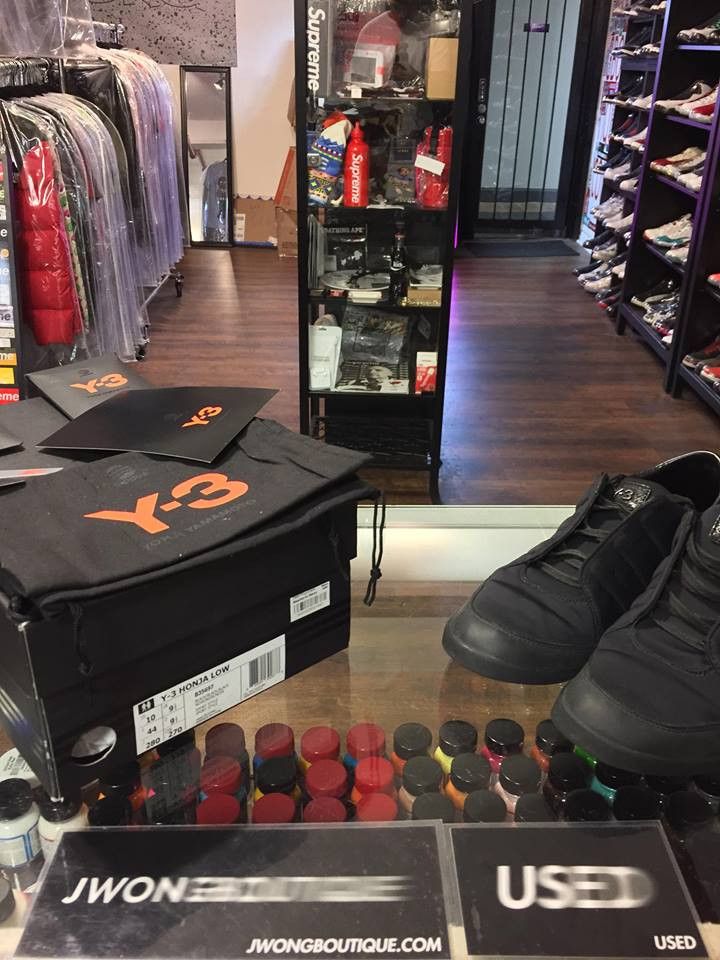 2014 Adidas Y3 Honja Low Triple Black