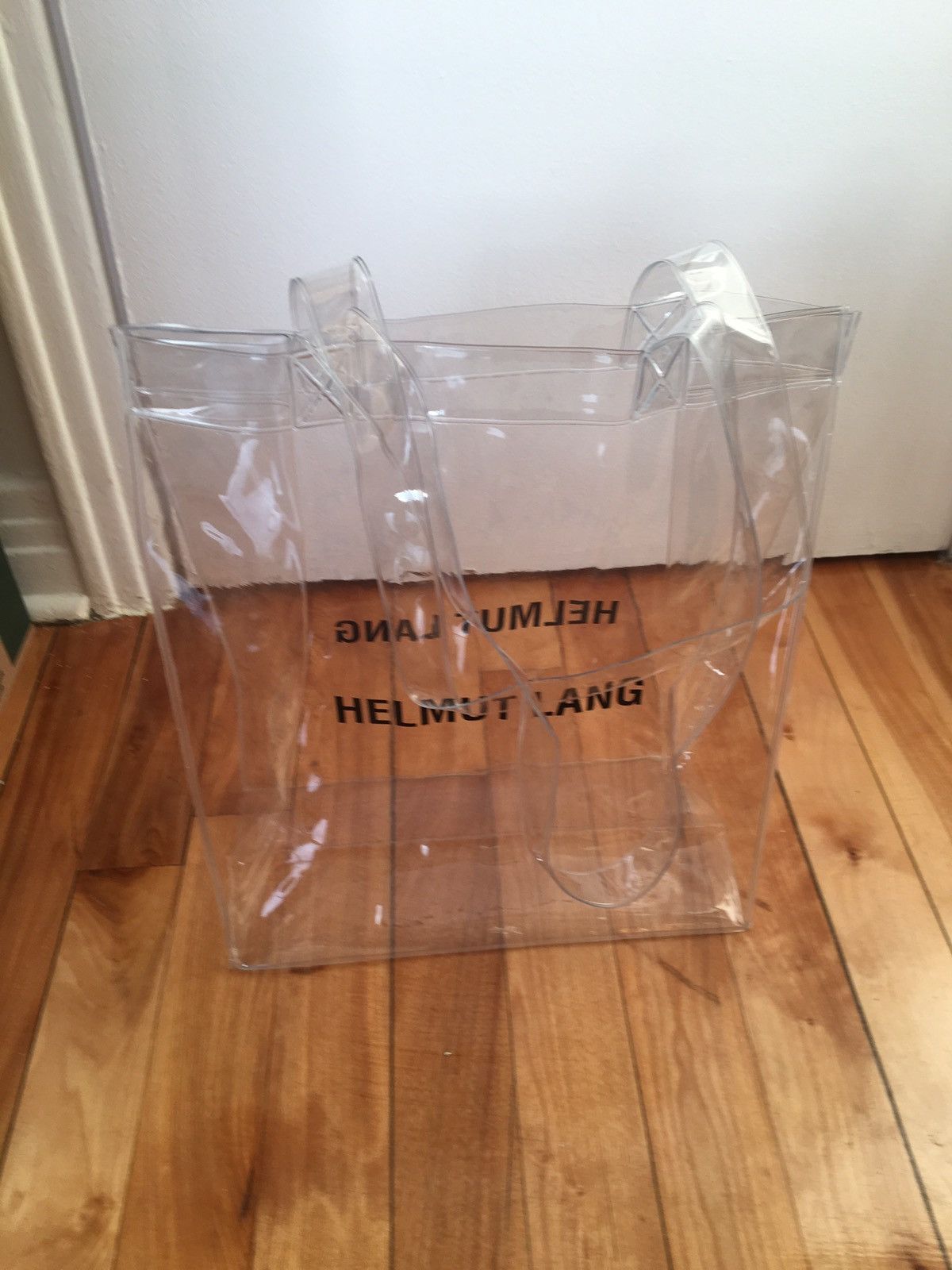 Helmut Lang Clear PVC Tote Bag Grailed