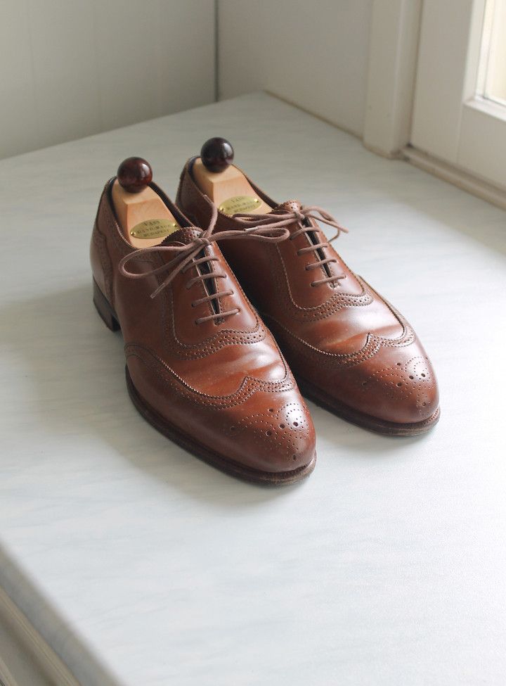 Alfred Sargent WHISKY SHELL CORDOVAN ALFRED SARGENT BROGUES size 8.5UK Grailed