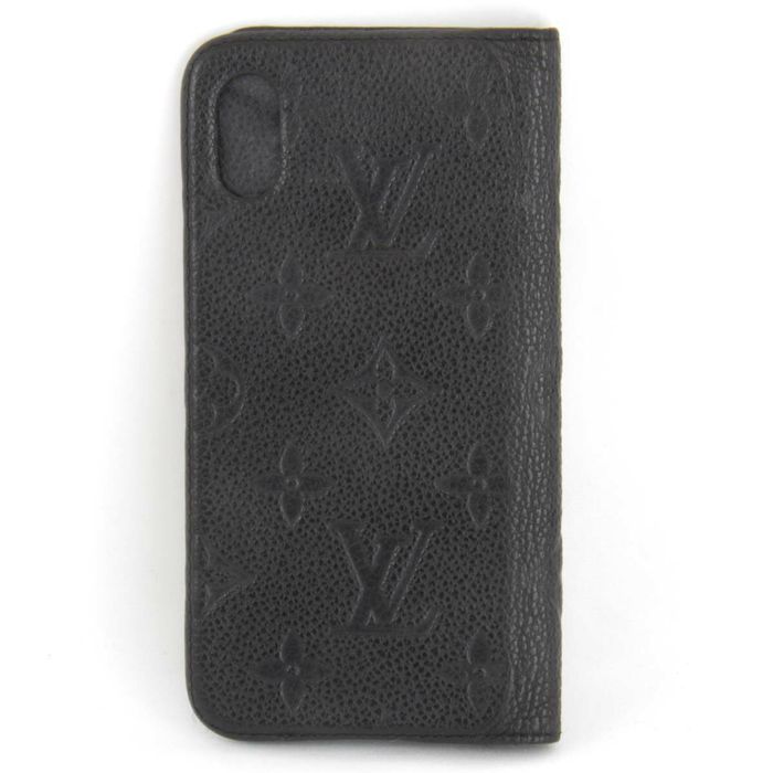 Authenticated Used Louis Vuitton Cover iPhone X Xs Folio Red