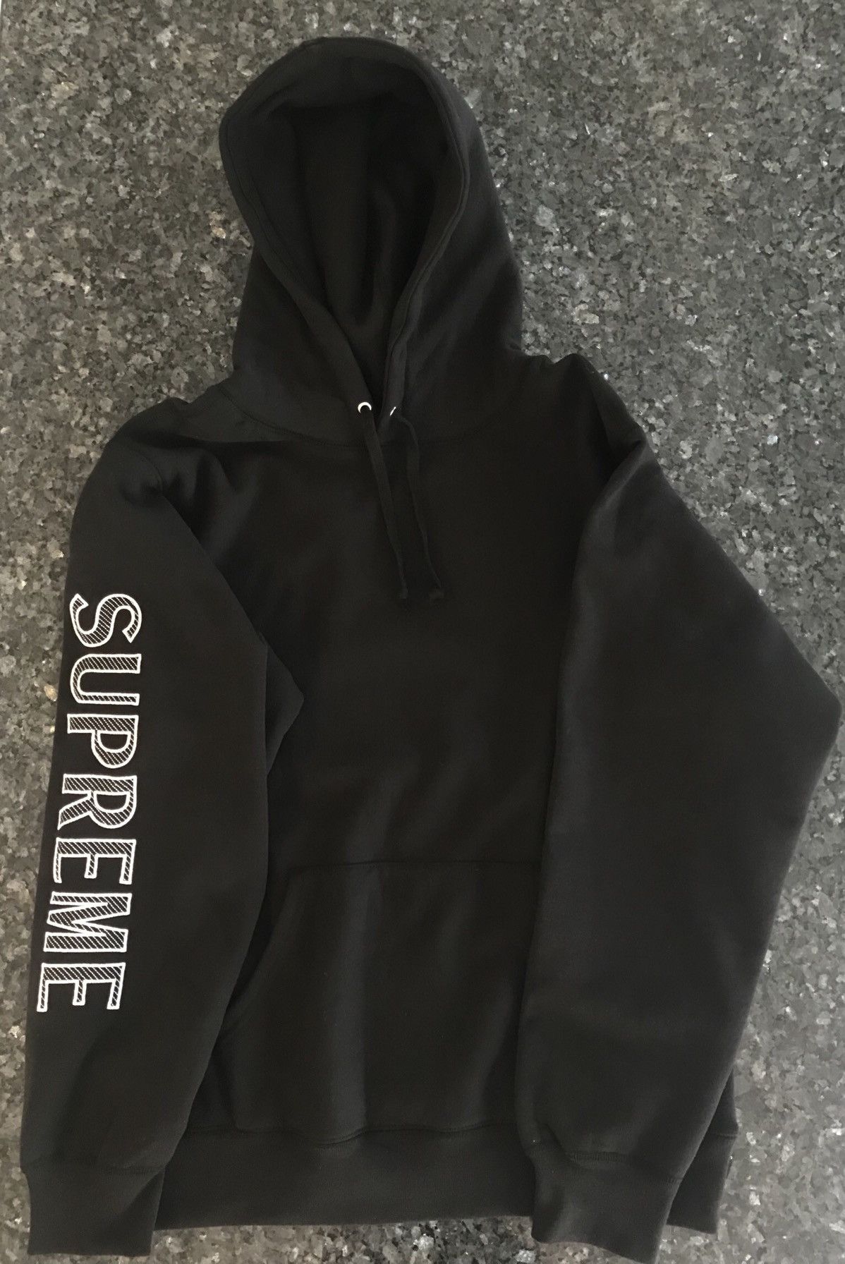 Supreme Sleeve Embroidery Hoodie | Grailed