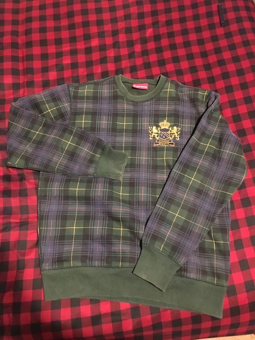 Supreme Supreme Plaid Mcmxciv pullover crewneck 2008 | Grailed