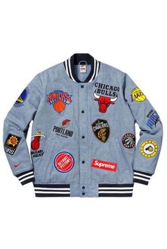 Supreme nba outlet logo jacket