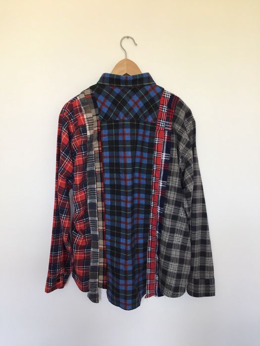 Needles Rebuild by Needles 7 Cut Flannel Shirt | Grailed