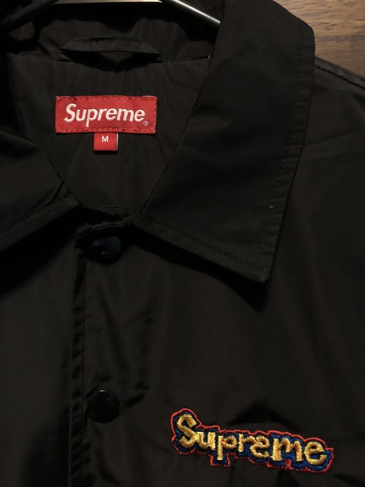 Supreme Supreme Gonz Logo Coaches Jacket Black- SOLD OUT | Grailed