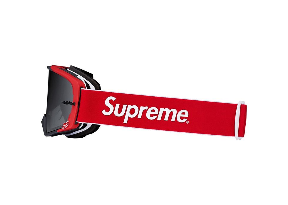 Supreme [Free Shipping] Red Supreme Fox Racing VUE Goggles Red