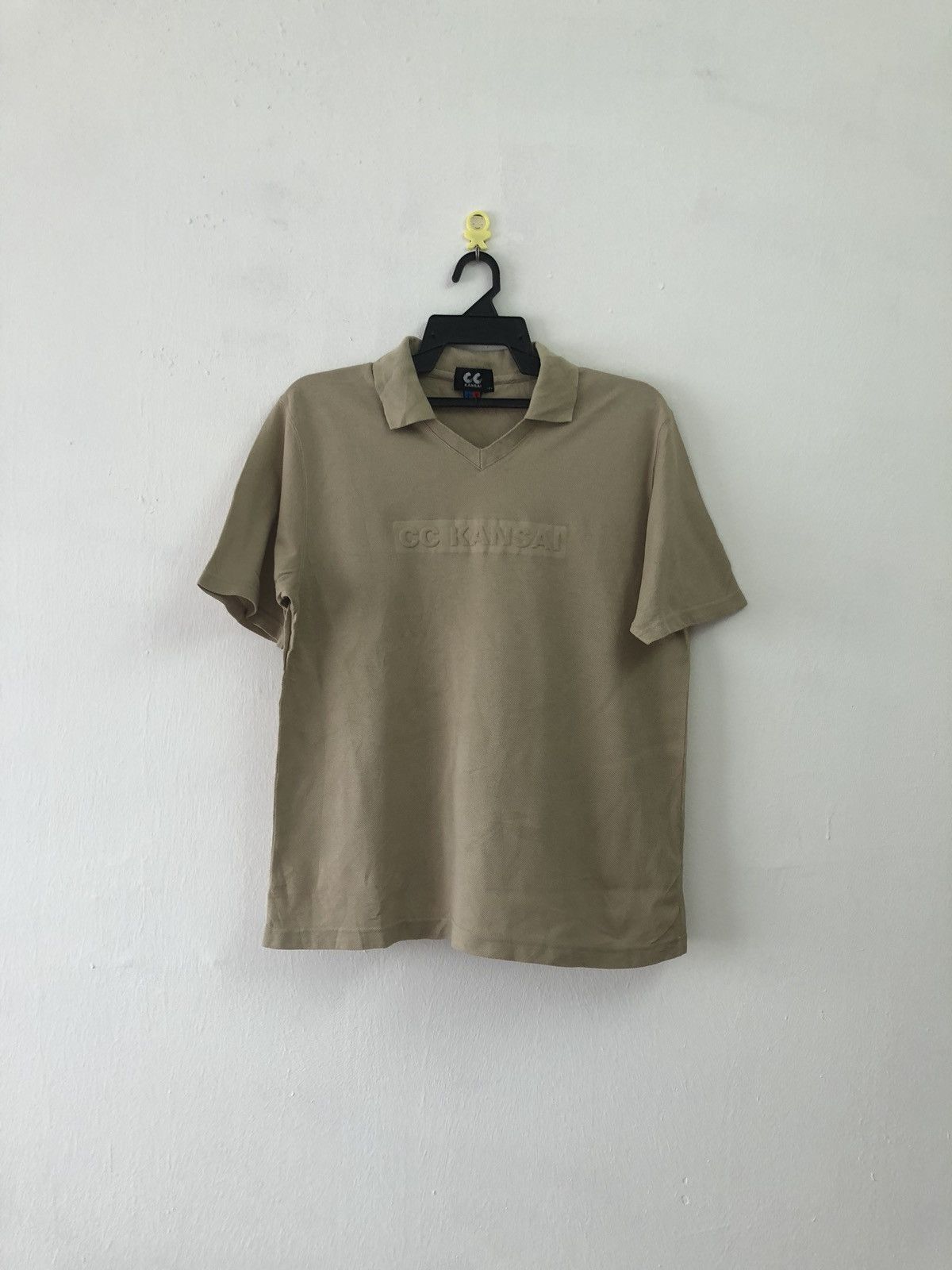 Kansai Yamamoto CC KANSAI YAMAMOTO Polo Shirt Spell Out Size US M / EU 48-50 / 2 - 1 Thumbnail