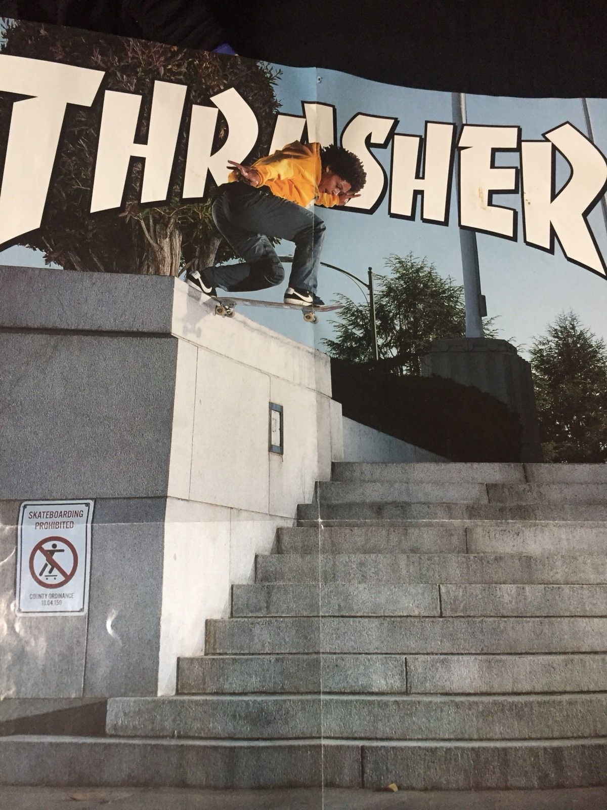 Supreme Thrasher Thrasher Supreme Poster Rare Grailed