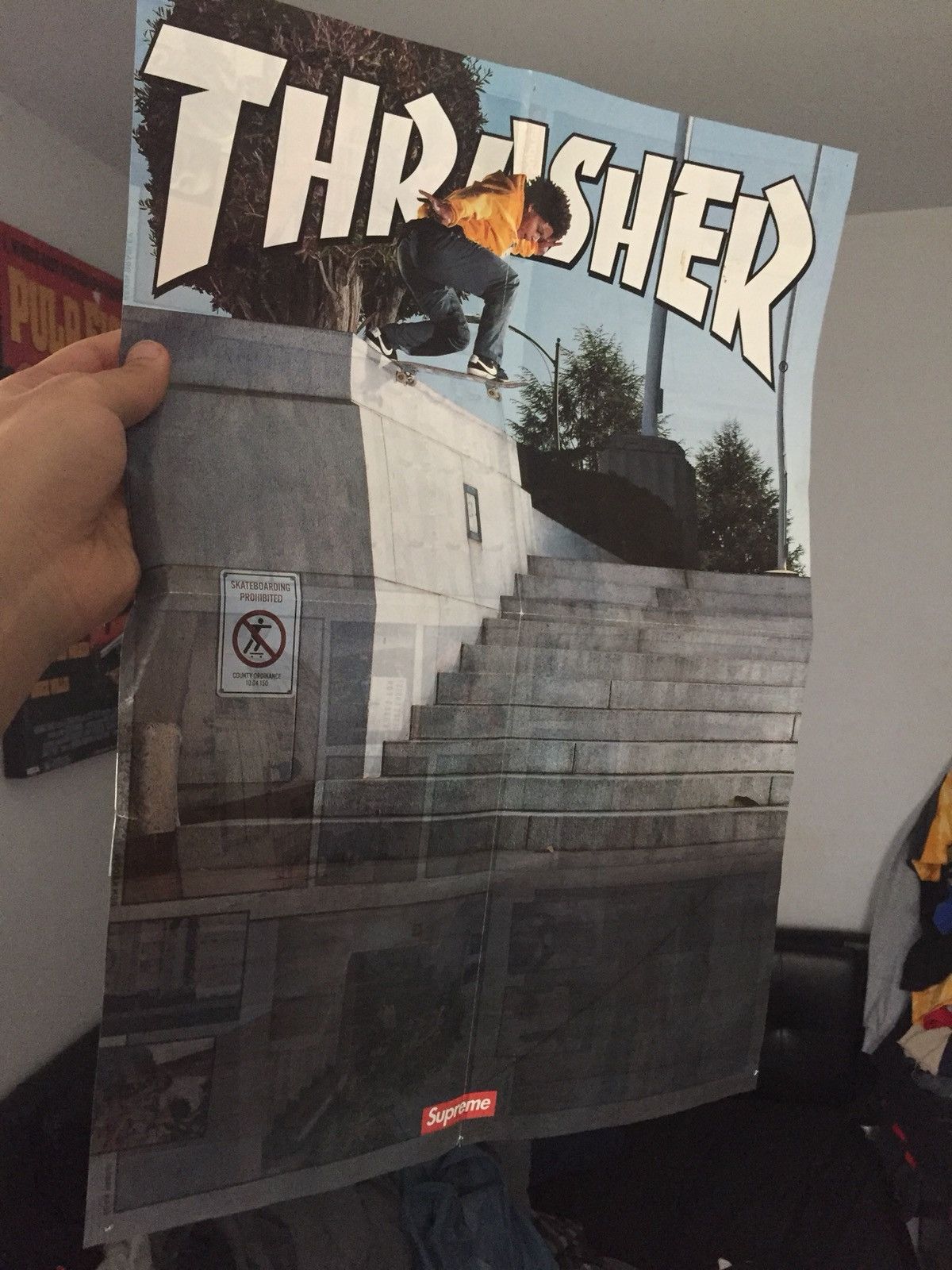 Supreme Thrasher Supreme Poster Rare Grailed