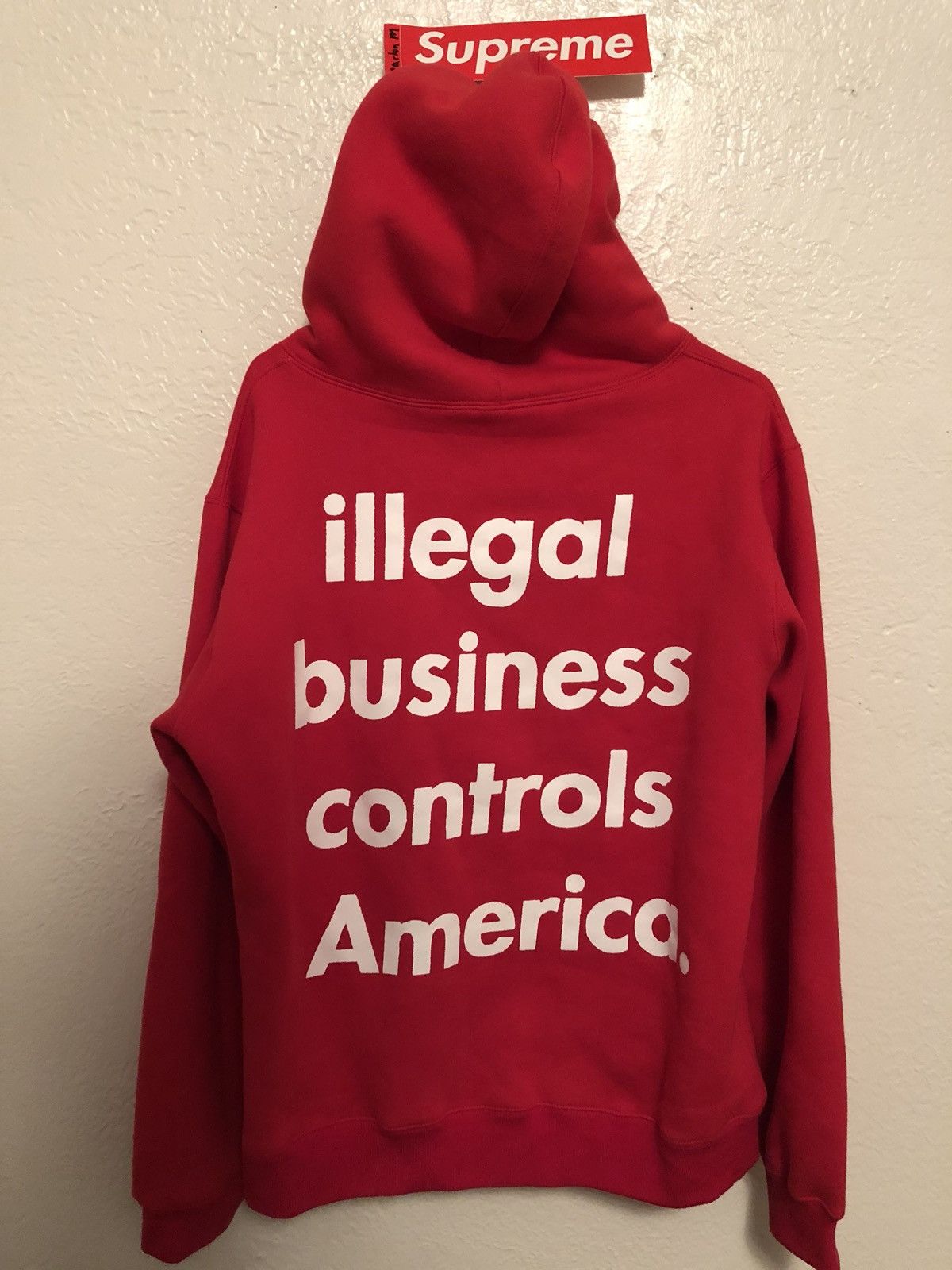 Supreme Supreme Illegal Business Hoodie | Grailed