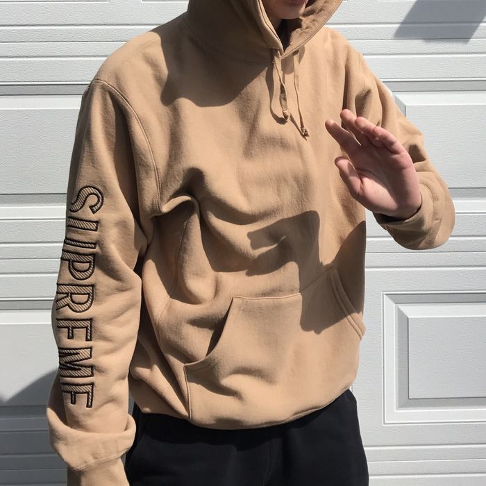 Supreme Sleeve Embroidery Hoodie | Grailed